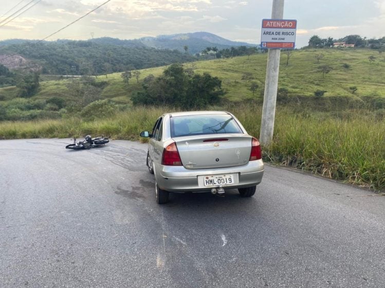Idoso é socorrido com fratura exposta após acidente no Vale do Sol