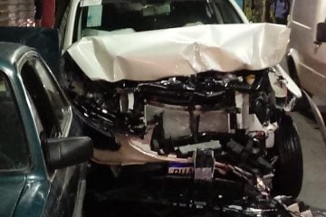 Itabira: motorista perde controle do carro e atinge outros quatro veículos