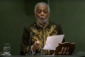 Com belo discurso, Gilberto Gil toma posse na Academia Brasileira de Letras
