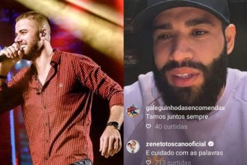 Zé Neto pede “cuidado com as palavras” durante live de Gusttavo Lima