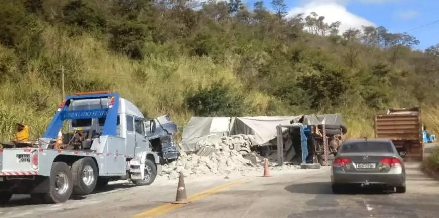 Trânsito na BR-381 é liberado após grave acidente desta quinta-feira