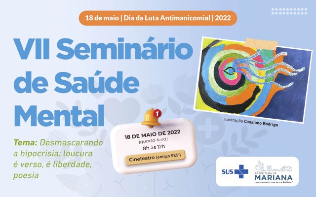 Luta Antimanicomial: seminário em Mariana discute direitos das pessoas com sofrimentos mentais