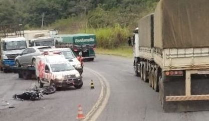 Dois acidentes causam congestionamento na BR-381, em São Gonçalo do Rio Abaixo