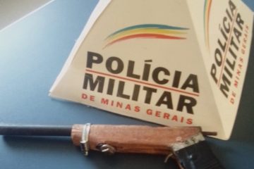 Arma de fogo artesanal é apreendida em Santa Maria de Itabira