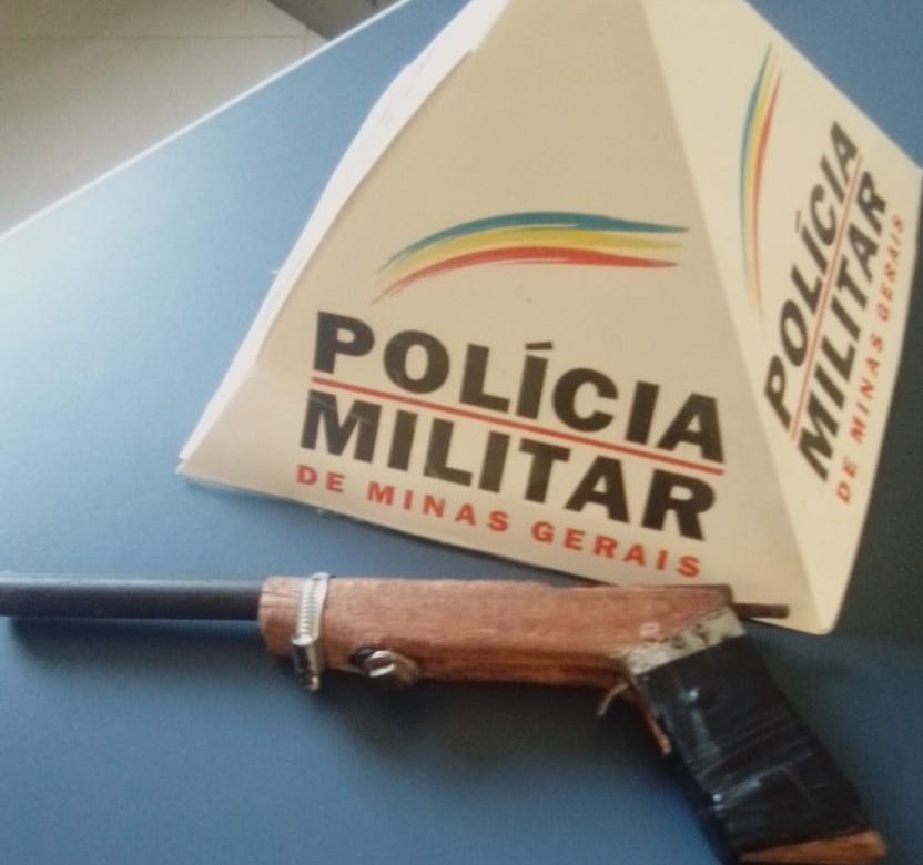 Arma de fogo artesanal é apreendida em Santa Maria de Itabira