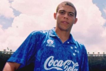 Cruzeiro relembra estreia de Ronaldo como jogador celeste há 29 anos