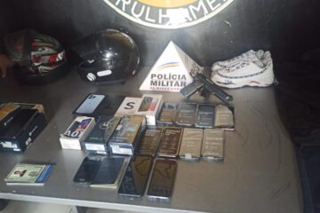 PM prende suspeitos de roubo a loja de operadora de celular em Monlevade