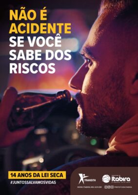 Ação educativa da Transita alerta para o risco do uso de álcool e outras drogas na direção