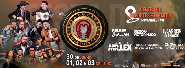 Tá acabando! Ingressos para Festa do Cavalo de Nova União estão próximos de esgotar