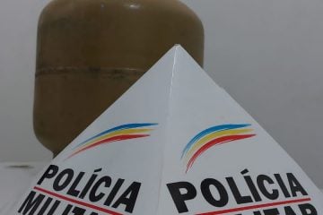 PM detém suspeito de furtar botijão de gás no Centro