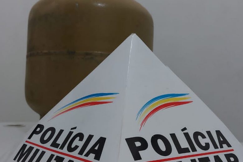 PM detém suspeito de furtar botijão de gás no Centro