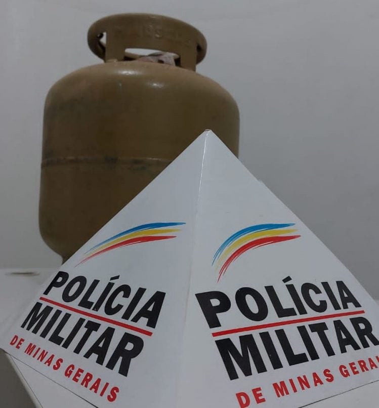 PM detém suspeito de furtar botijão de gás no Centro