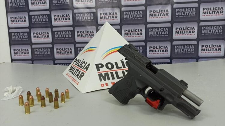 Homem é preso com pistola e cocaína em Itabira