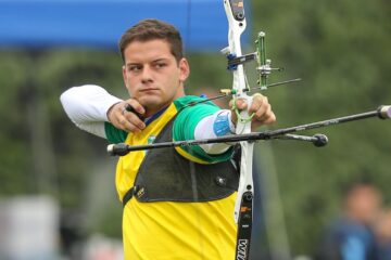 Marcus D’Almeida bate sul-coreano e conquista ouro na Copa do Mundo de tiro com arco