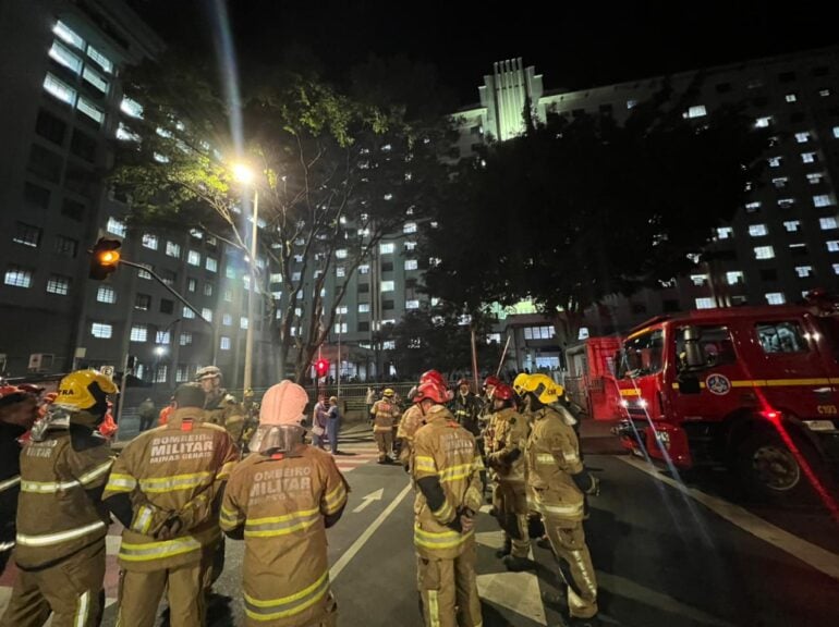 Dois pacientes morrem durante incêndio na Santa Casa de Belo Horizonte