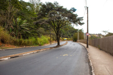 Primeira etapa das obras de asfaltamento no Baú é finalizada em Monlevade