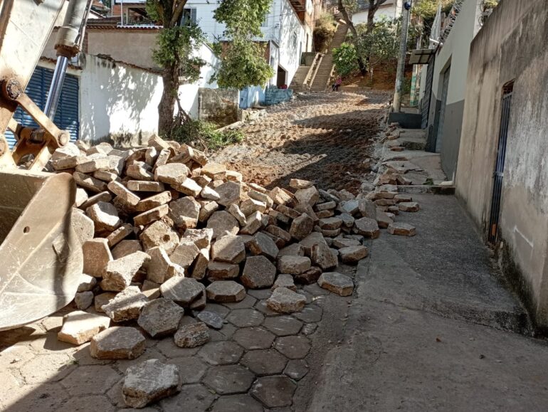 Prefeitura de Ipatinga realiza novas obras de pavimentação asfáltica no bairro Vila Celeste
