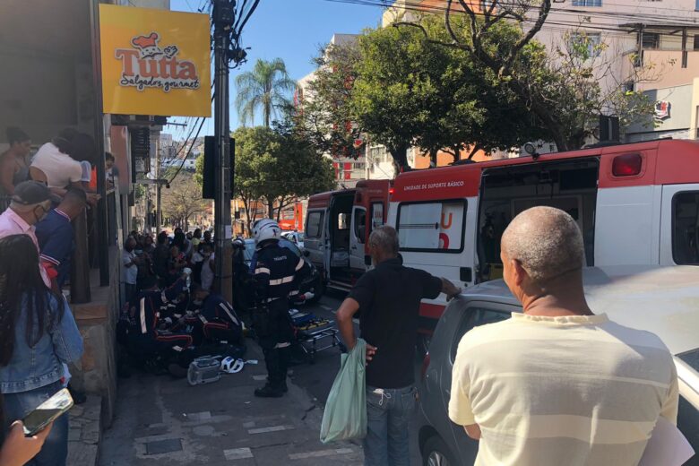 Homem sofre mal súbito no Centro de Itabira
