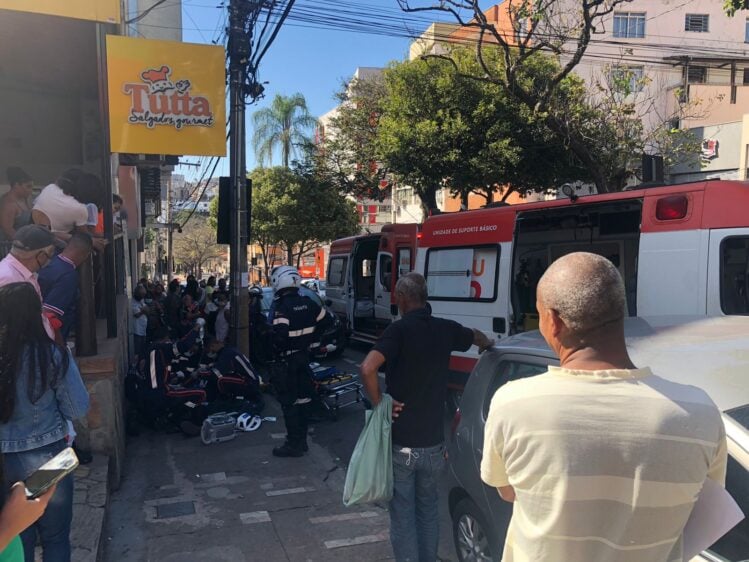 Homem sofre mal súbito no Centro de Itabira