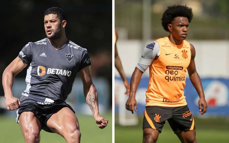 Atlético x Corinthians: prováveis escalações do confronto direto na Série A