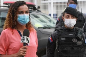 Repórter é ameaçada ao vivo por homem armado no Espírito Santo; veja o vídeo