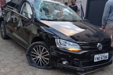 Motorista inabilitado e embriagado atropela cinco crianças em Monlevade; veja o vídeo