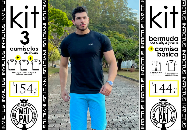 Presente masculino você encontra na Invictus!