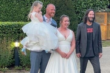 Keanu Reeves surge em casamento após ser convidado pelo noivo em hotel