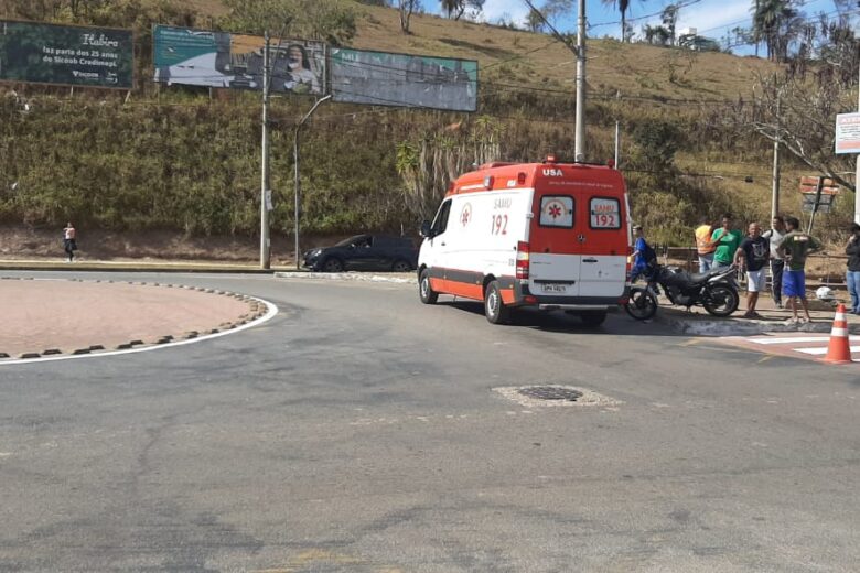 Motociclista sofre fratura em acidente no Juca Rosa