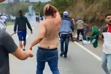 Briga generalizada de torcidas organizadas interdita Fernão Dias; VEJA O VÍDEO