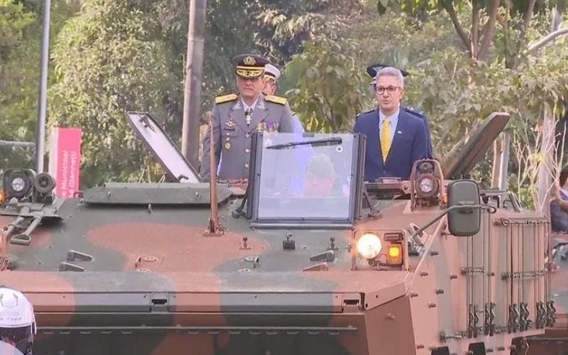 7 de Setembro: Belo Horizonte tem tanque do exército em desfile