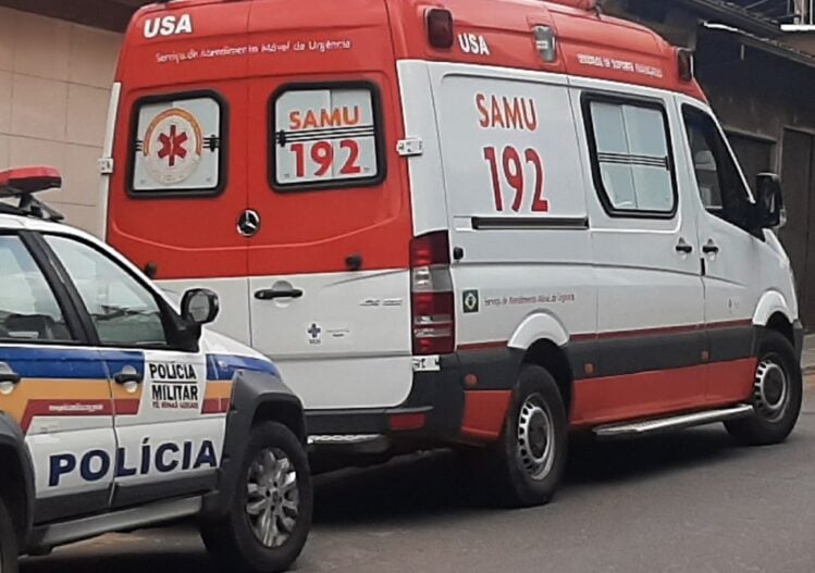 Motociclista sofre traumatismo em acidente na Avenida Cristina Gazire