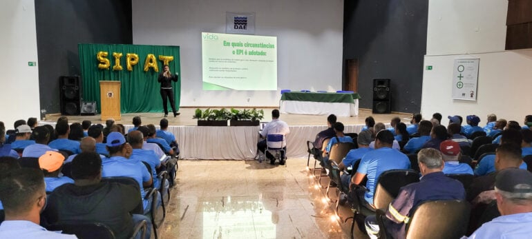 DAE dá início à Sipat com o tema “Semear a segurança para colher qualidade de vida”