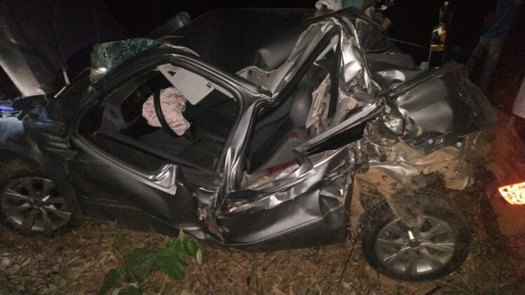 Casal fica ferido em acidente na MGC-120, em Ferros