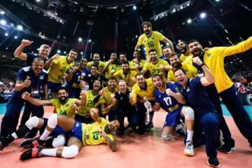 Brasil vence a Eslovênia e leva o bronze no Mundial de vôlei