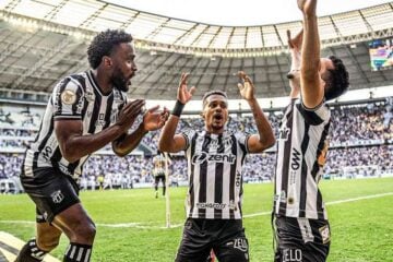 Ceará constrói vantagem no primeiro tempo e vence o Santos pelo Brasileirão
