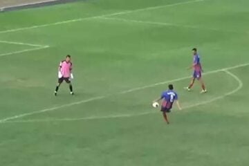 Jogador é suspenso por 300 dias após gol contra proposital no Amazonas