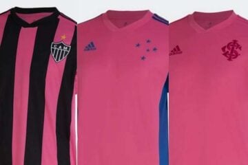 Qual a mais bonita? Veja novas camisas de Galo, Cruzeiro, Fla, Inter e SP