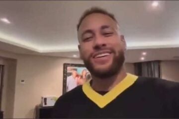Neymar agradece visita de Bolsonaro ao seu instituto em Santos