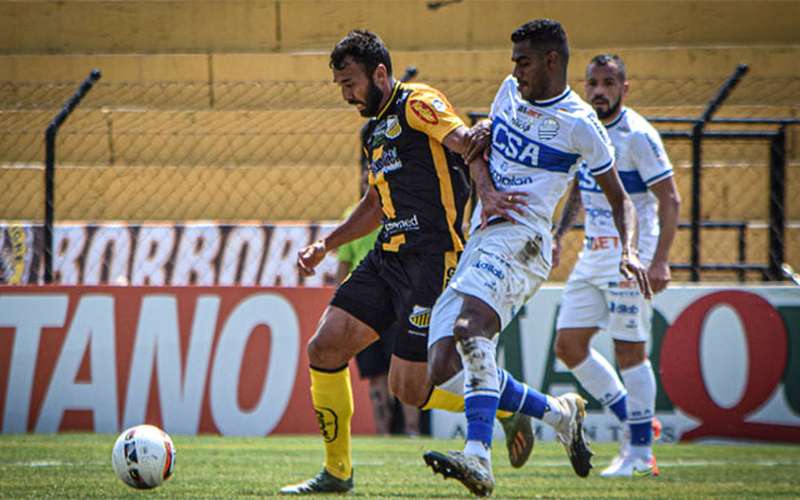 Novorizontino marca na reta final e empata com CSA pela Série B