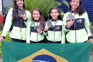 Atletas de Santana do Paraíso são destaques em campeonato internacional de ginástica