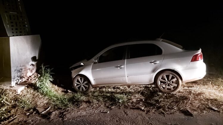 Motorista fica ferido em acidente na MG-434, no Chapada