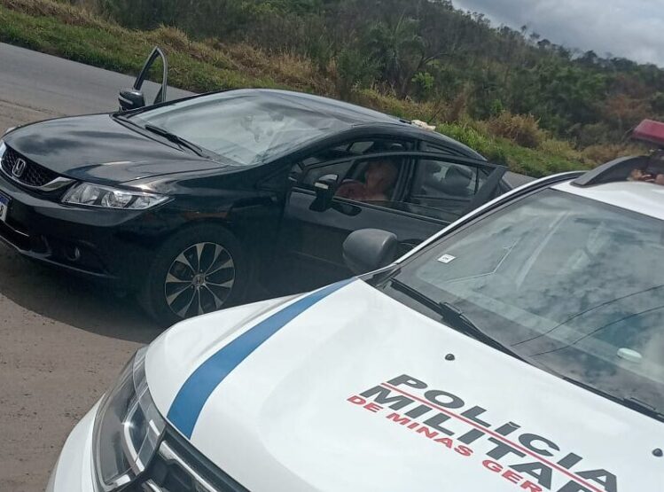 Itabirano é socorrido após ser baleado na BR-381
