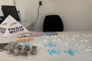 Polícia Militar prende suspeito por tráfico de drogas em Itabira