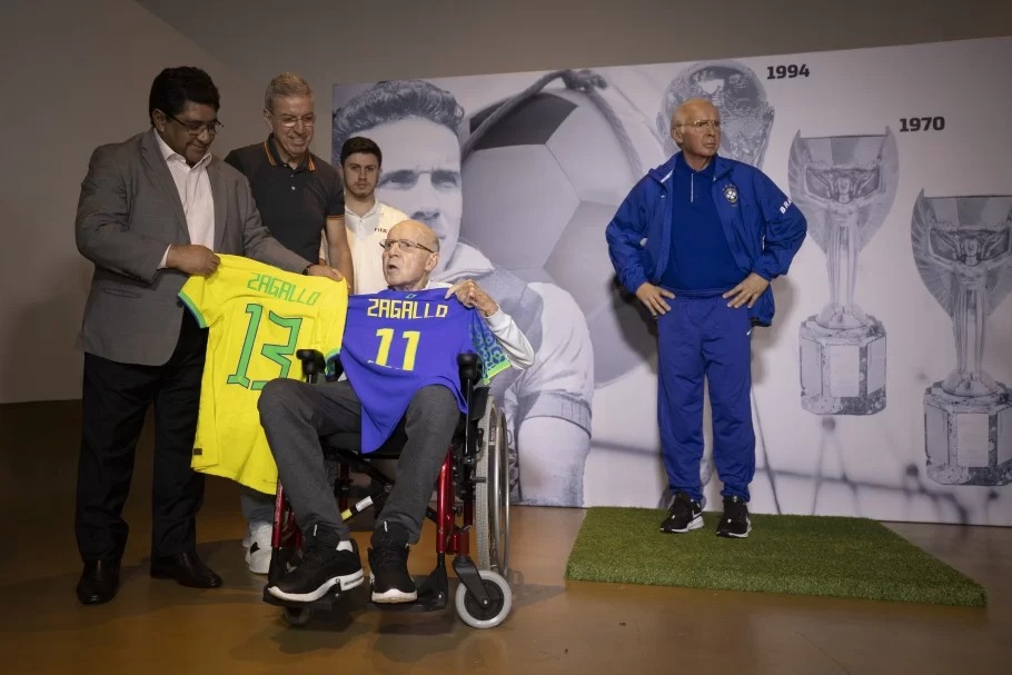 Zagallo foi homenageado 