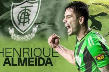América renova com atacante Henrique Almeida até o fim de 2023