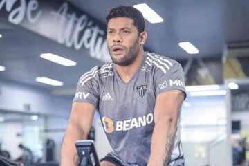 Ainda na academia, Hulk é dúvida para o Atlético diante do Fortaleza