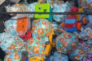 Caravana do Cruzeiro: APAE recebe centenas de brinquedos doados