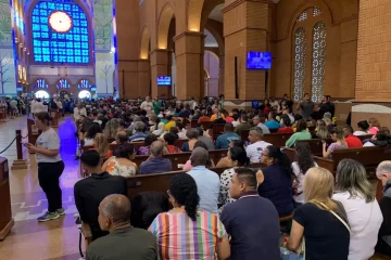 Celebração volta a lotar o Santuário Nacional de Nossa Senhora Aparecida
