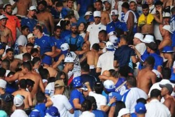 Organizada do Cruzeiro expulsa torcedor que feriu criança com cadeira